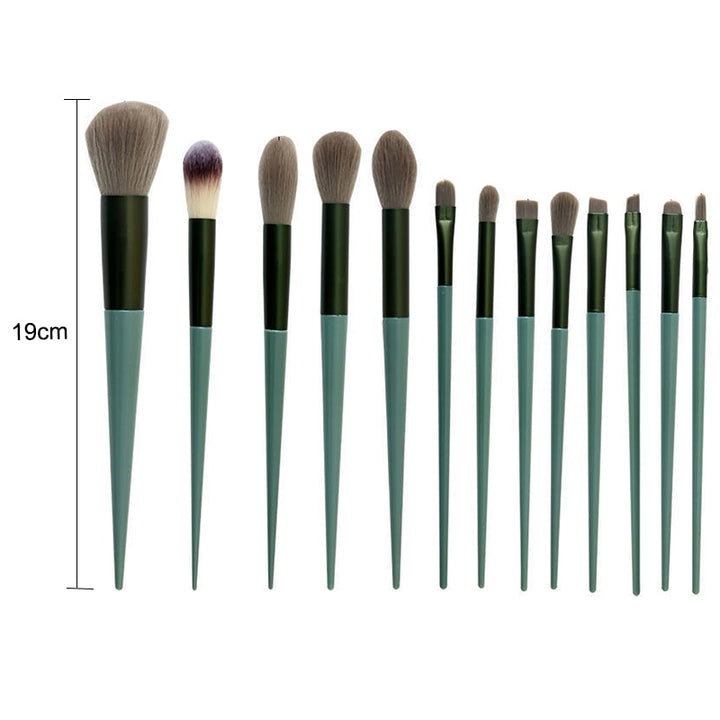 GlamBrush Essentials - 13-Piece Makeup Brush Set + FREE VELVET BAG